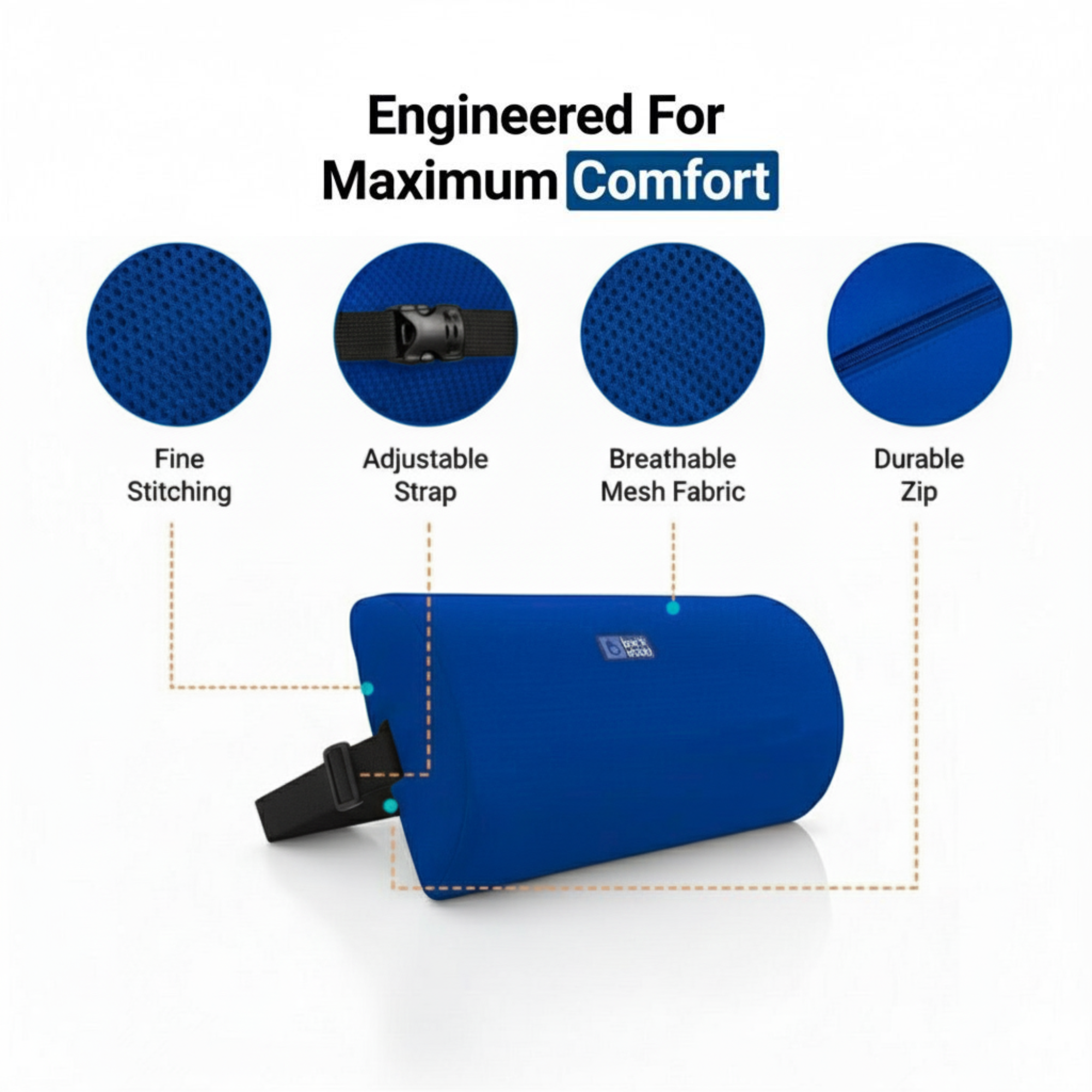BackGood PostureWise Lumbar Support Roll