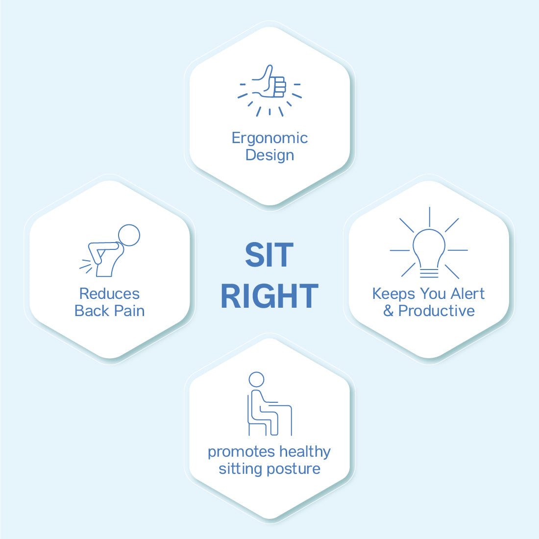 BackGood High Back Office Chair