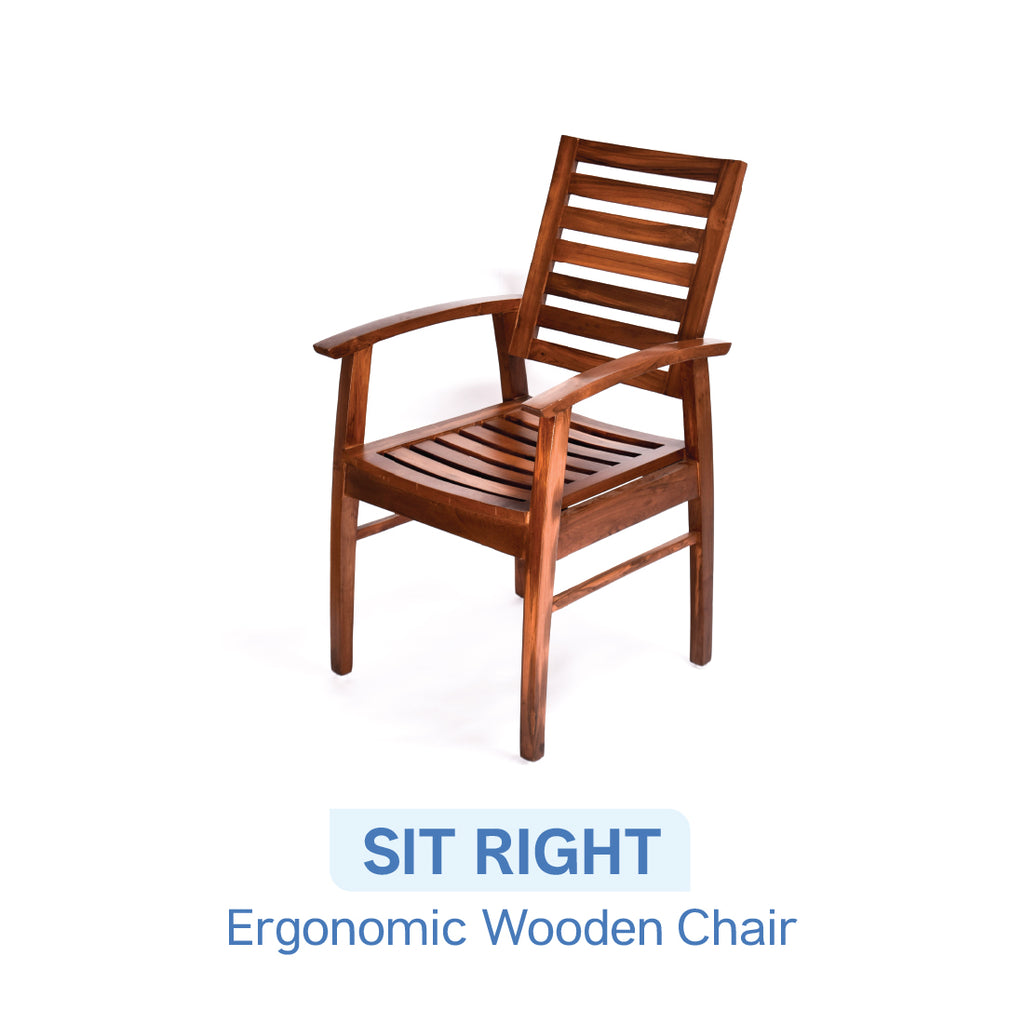 BackGood Ergonomic Wooden Chair