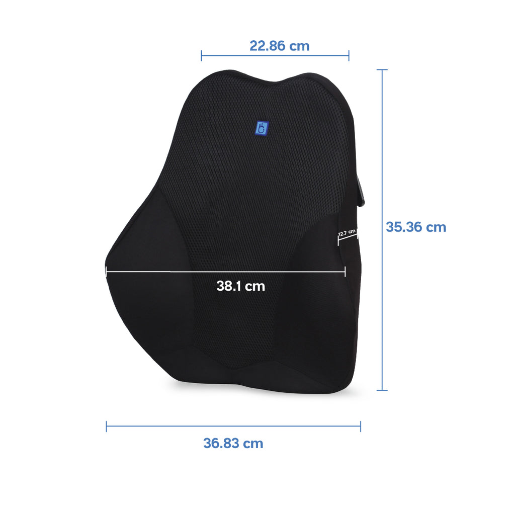 BackGood Memory Foam BackRest Cushion (Big)