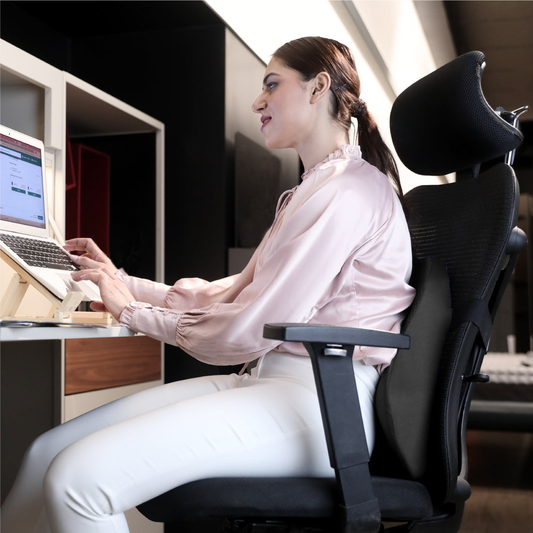 BackGood Memory Foam BackRest Cushion (Big)