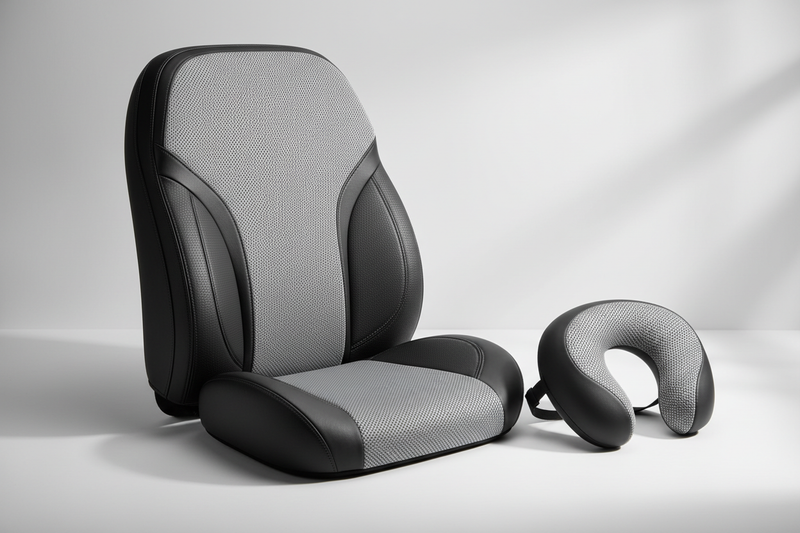 create a backrest and neckrest for car