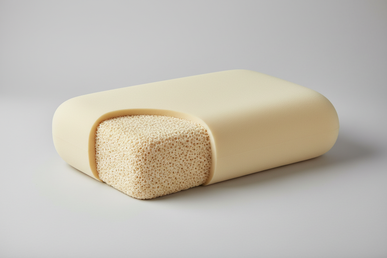 make it  in the shape of a sleeping pillow