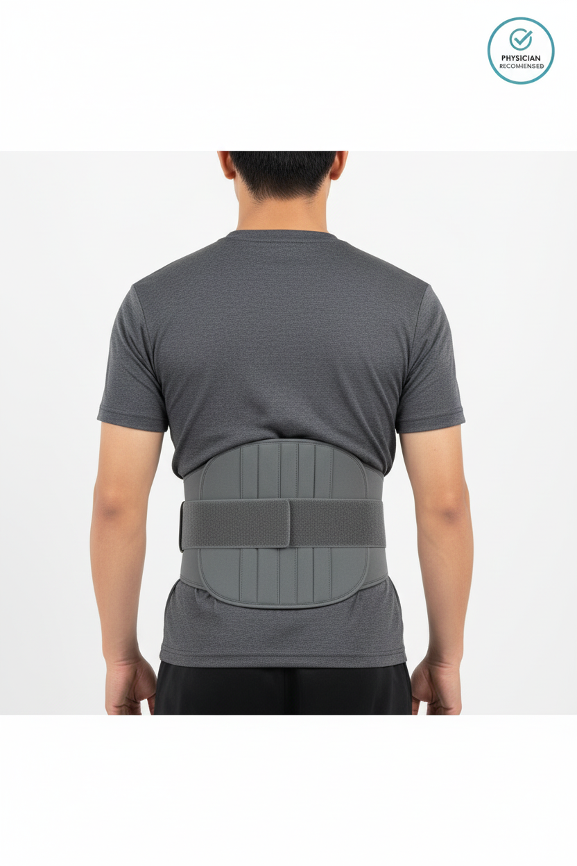 show it on a back of a person