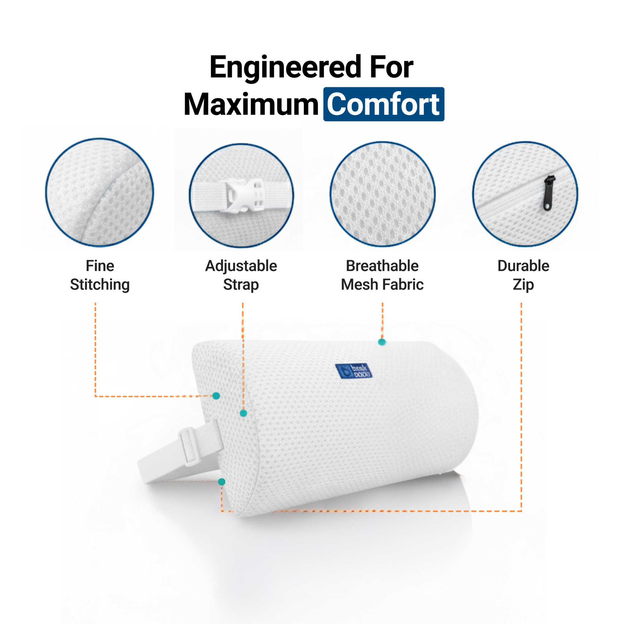 BackGood PostureWise Lumbar Support Roll